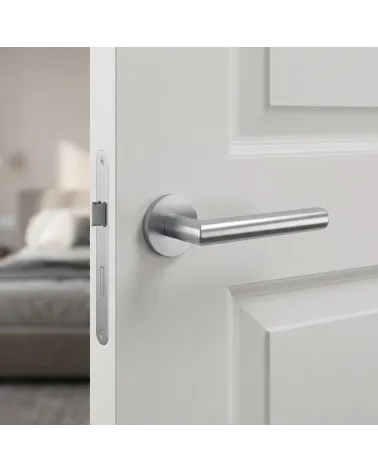 Satin Chrome Door Handles YUZA
