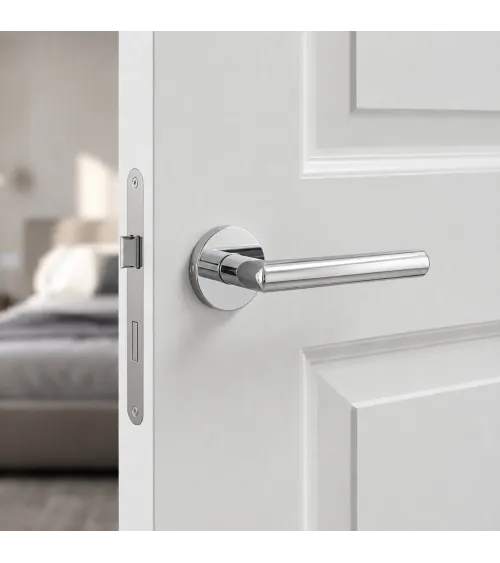 YUZA polished chrome door handle design handle