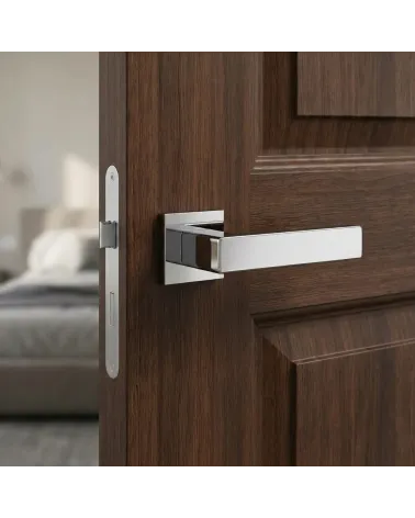 Polished Chrome Door Handle Line Imperia
