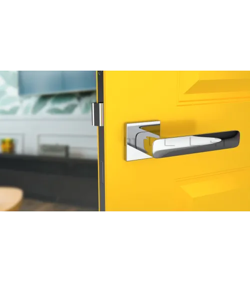 STELLA design door handle in polished chrome