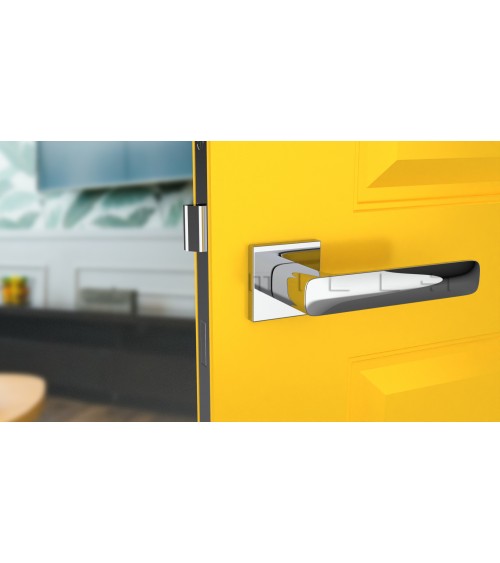 STELLA design door handle in polished chrome