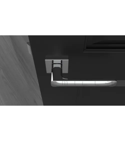 STELLA design door handle in polished chrome
