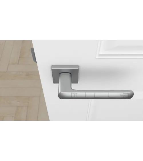 STELLA satin chrome door handle designer handle