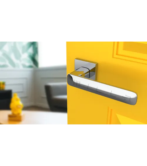 STELLA design door handle in polished chrome