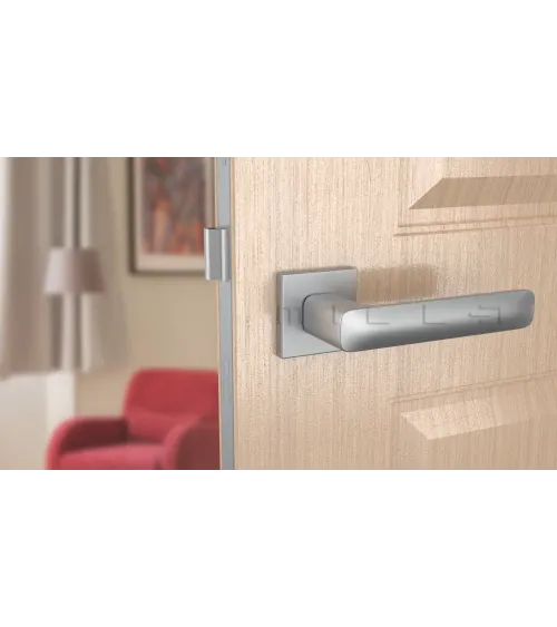 STELLA satin chrome door handle designer handle