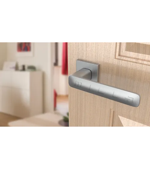 STELLA satin chrome door handle designer handle