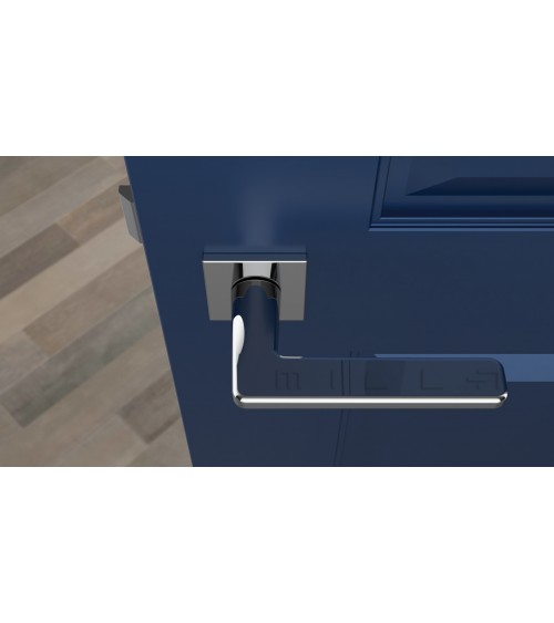 Polished chrome SETIA door handle designer handle