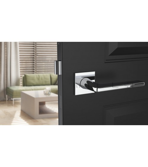 Polished chrome SETIA door handle designer handle