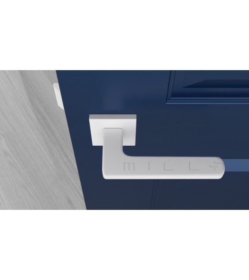 YUKA white door handle design hardware