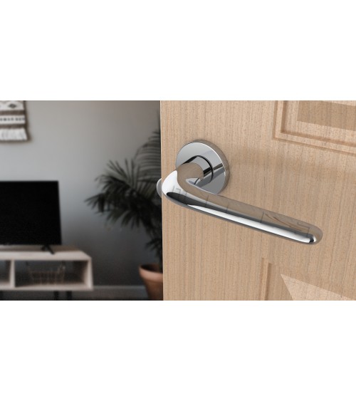 AZALIA Polished Chrome door handle designer handle
