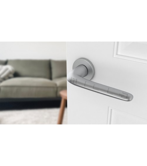 Satin Chrome AZALIA door handle designer handle
