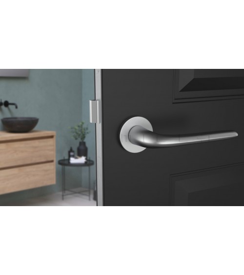 Satin Chrome AZALIA door handle designer handle