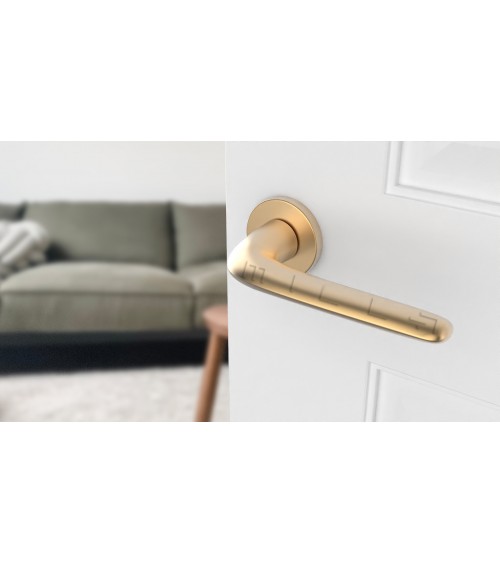 Matt Gold AZALIA door handle designer handle