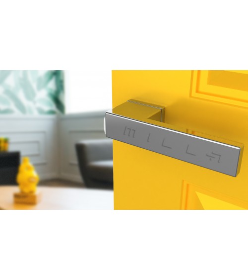Polished chrome CARLINA door handle designer handle