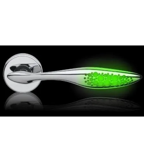 Fluorescent Morfeo WC door handle - designer handle