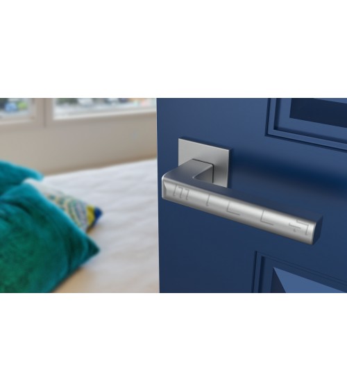 SALICE satin chrome door handle designer hardware