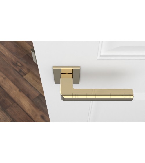 SALICE polished gold door handle designer hardware