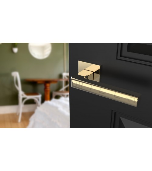 SALICE polished gold door handle designer hardware