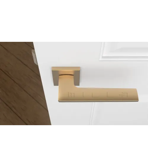 Matt gold LUNARIA door handle designer handle