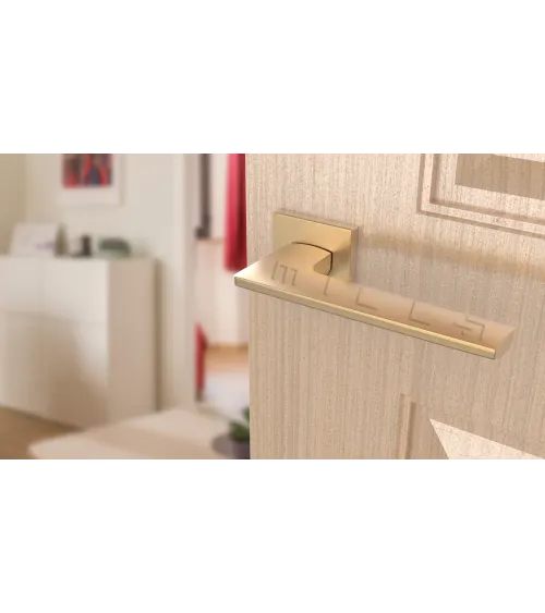 Matt gold LUNARIA door handle designer handle