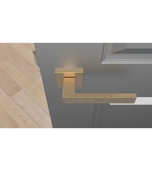 Matt gold door handle SULLA design handle