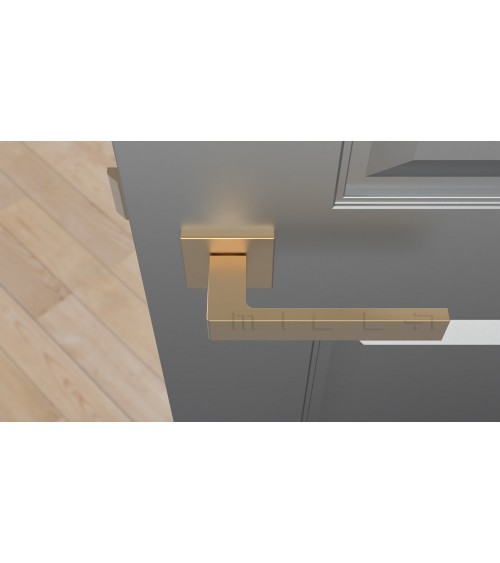 Matt gold door handle SULLA design handle