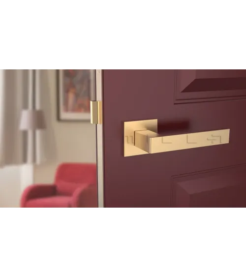Matt gold door handle SULLA design handle