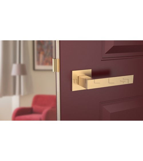 Matt gold door handle SULLA design handle