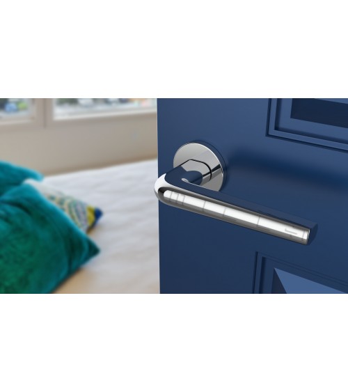 FUNKIA polished chrome designer door handle