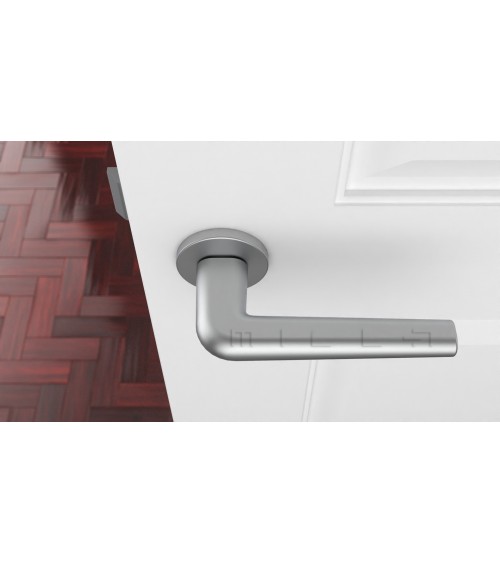 FUNKIA satin chrome designer door handle