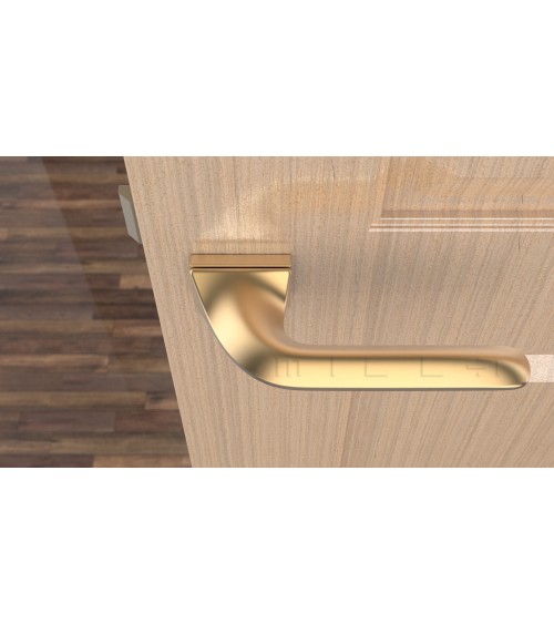 Matt gold GLADIOLA door handle design handle