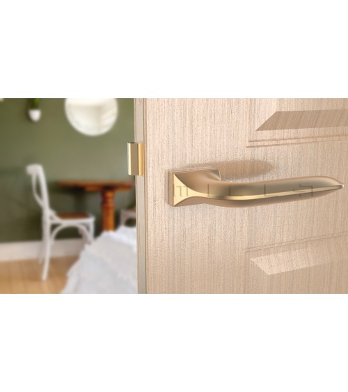 Matt gold GLADIOLA door handle design handle