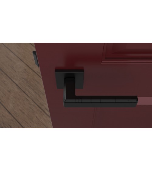Black RAFLESIA door handle designer handle
