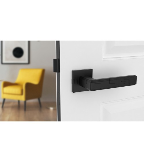 Black RAFLESIA door handle designer handle