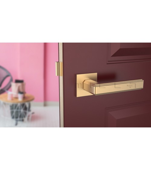 Matt gold RAFLESIA door handle designer handle