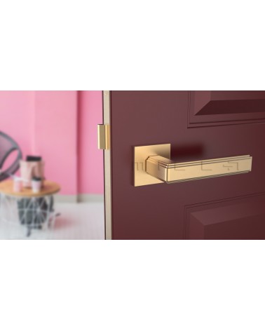 RAFLESIA door handle design handle colour 1 mounted on a door