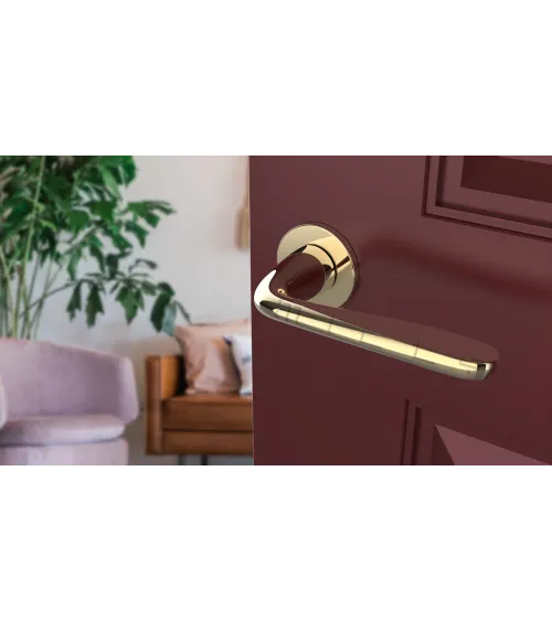 HIACYNTA polished gold door handle designer handle