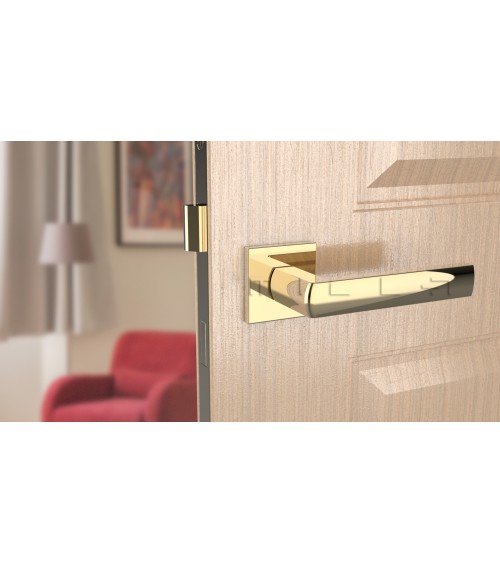 Polished gold HOSTA door handle design hardware