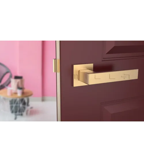 Matt gold PINA door handle designer handle