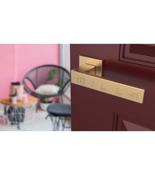 Matt gold PINA door handle designer handle
