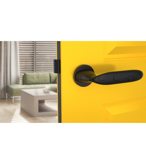 PEONIA black door handle design handle