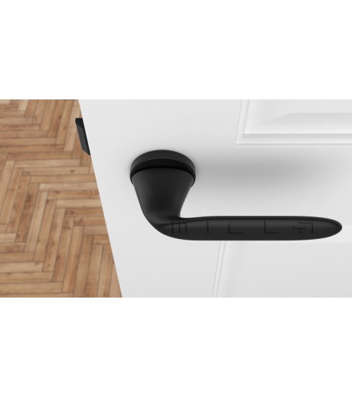PEONIA black door handle design handle