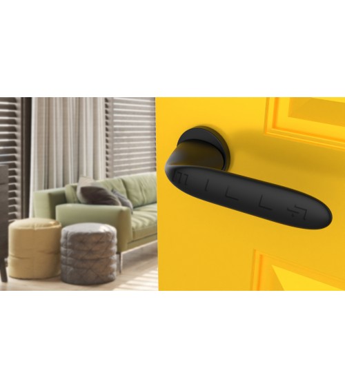 PEONIA black door handle design handle