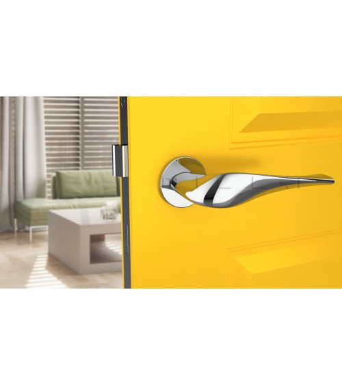PETUNIA polished chrome door handle design hardware