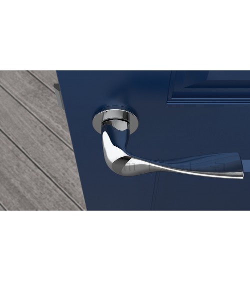 PETUNIA polished chrome door handle design hardware