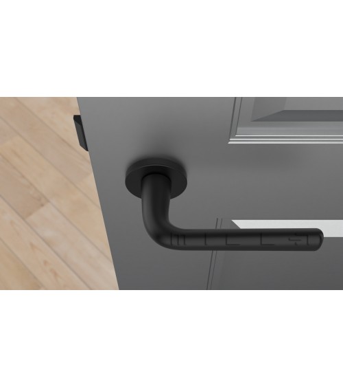 Black TULIPA door handle interior door designer