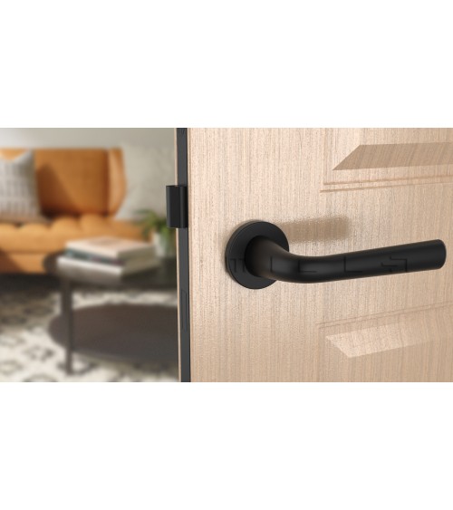 Black TULIPA door handle interior door designer
