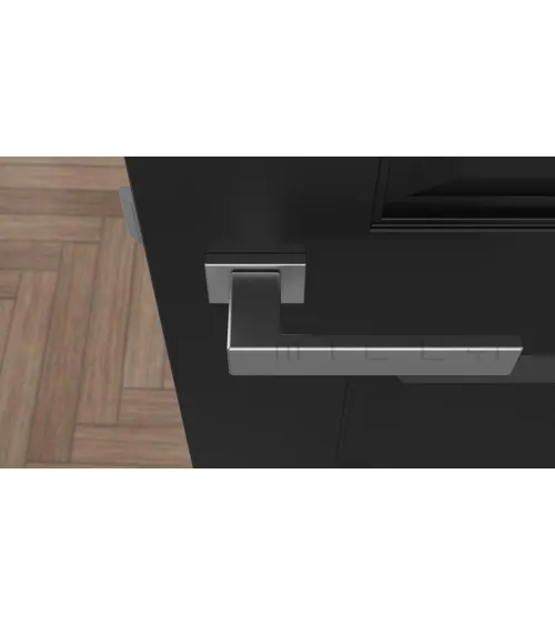 PINA polished chrome door handle design handle