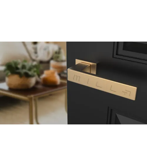 Matt gold door handle PINA design handle