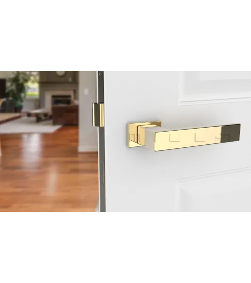 PINA polished gold door handle designer handle